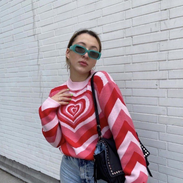 Powerpuff heart sweater hot sale