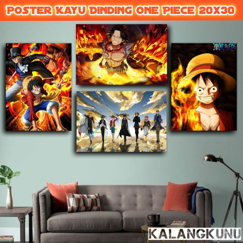 Jual Poster Kayu Hiasan Dinding One Piece Anime 20x30 | Shopee Indonesia