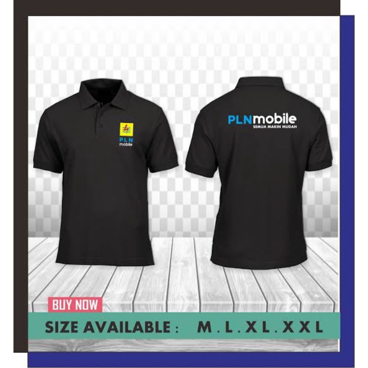 Jual Polo Pln Mobile Black Baju Polo Pln Listrik Pintar Pln Mobile Black Shopee Indonesia