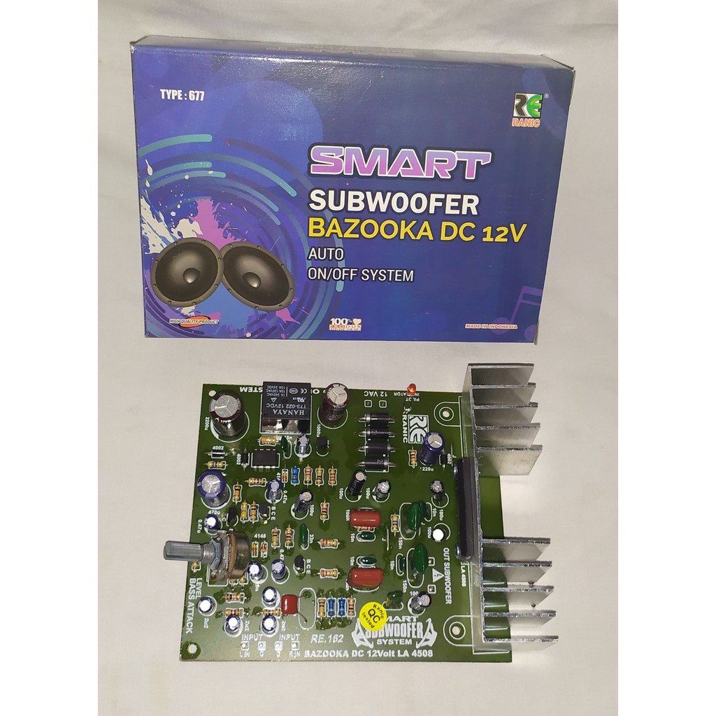 Jual Kit SUBWOOFER BAZOOKA DC 12V-Ranic Type 677RE.162/677 | Shopee ...