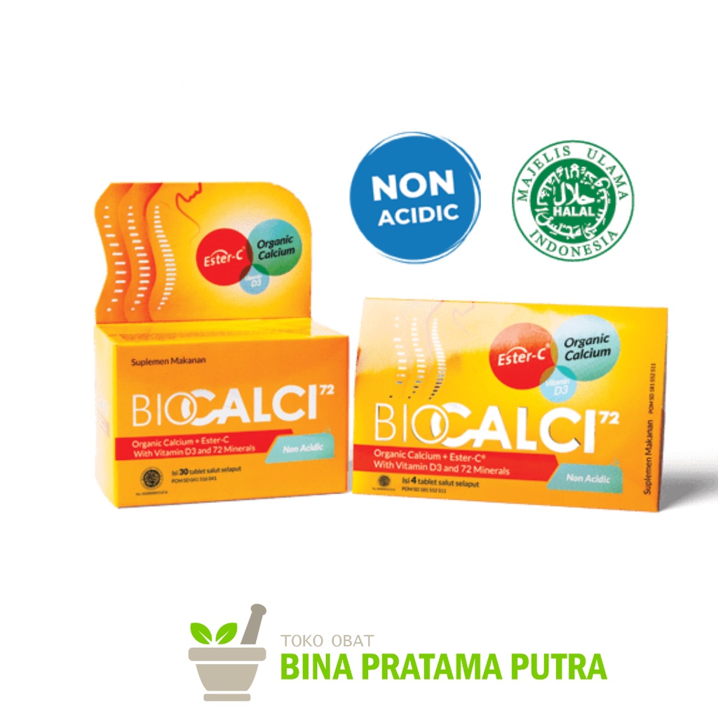 Jual BIOCALCI-72. Mengandung Vitamin C, Vit.D3 & Calcium | Shopee Indonesia