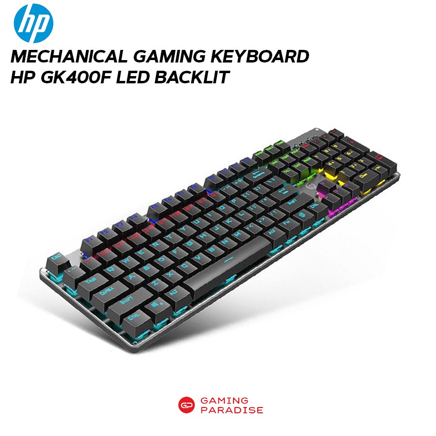 Jual Mechanical Gaming Keyboard HP GK400F RGB Blue Switch GK 400 GK400 Shopee Indonesia