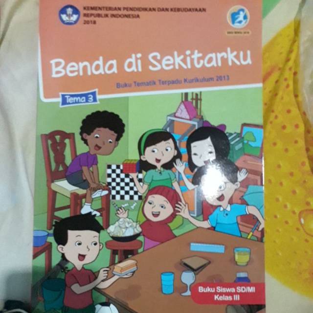 Jual Buku tematik kelas 3 tema 3 Benda di sekitarku K13 revisi 2018 ...