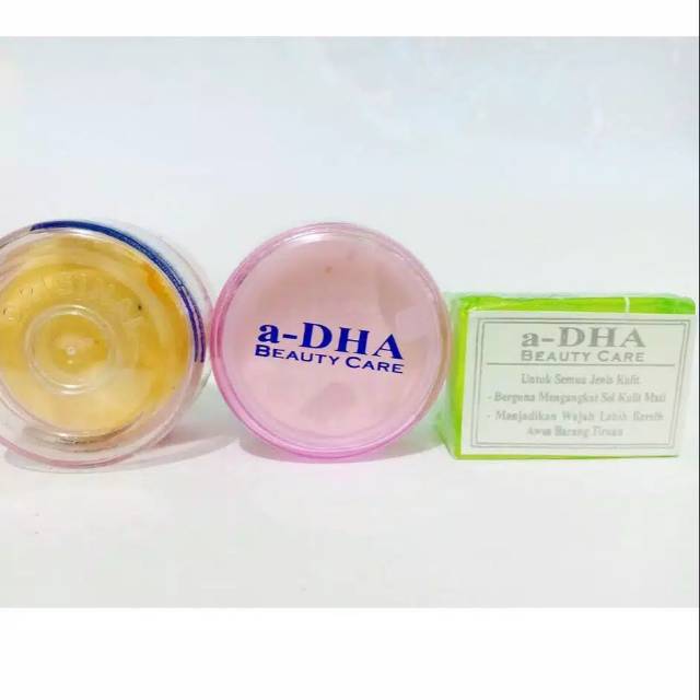 Jual CREAM ADHA POT EMBOS ORIGINAL HOLO M A-DHA PINK / ADHA HIJAU POT ...