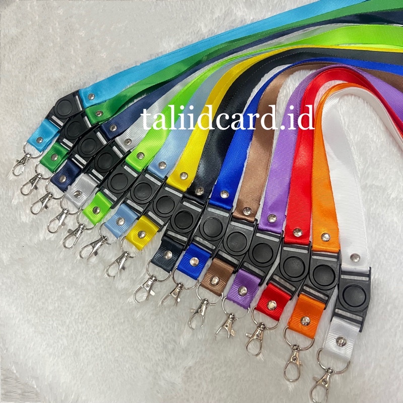 Jual Lanyard Polos 2cm Tali Id Card Polos Shopee Indonesia