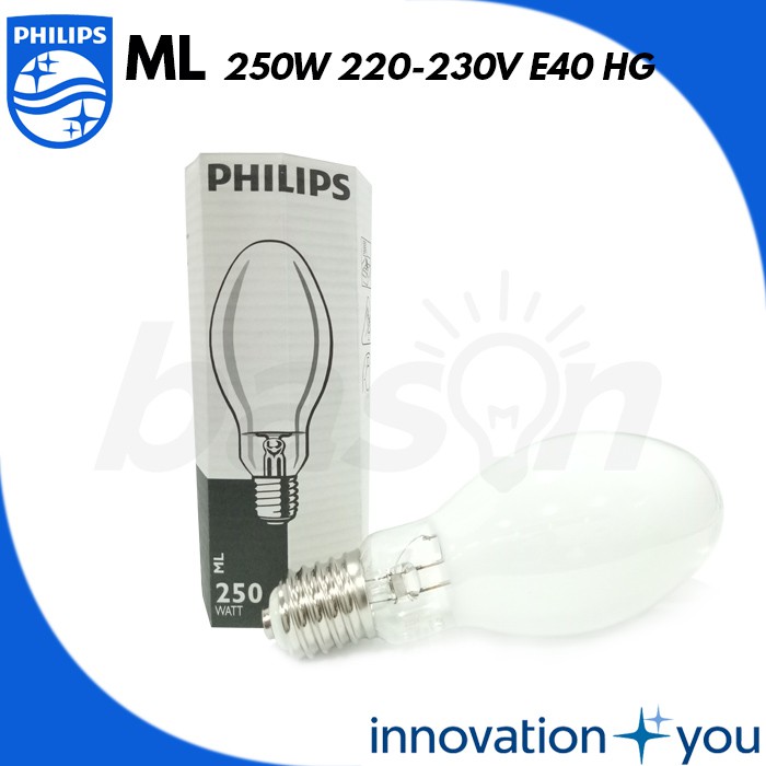 Jual PHILIPS ML 250W E40 220-230V HG - Mercury | Shopee Indonesia
