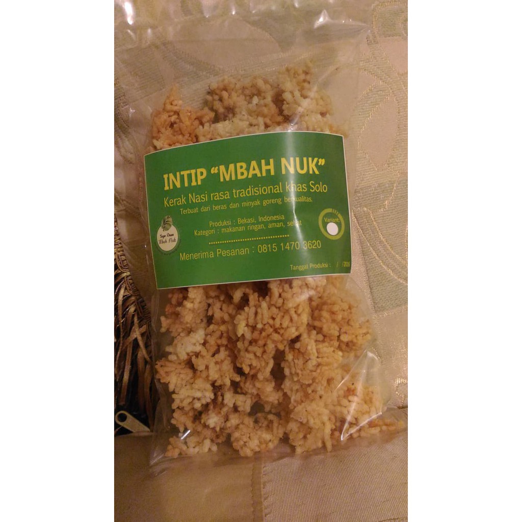 Jual TERENAK Intip Kerak Nasi Khas Solo : Original Crunchy Salty ...