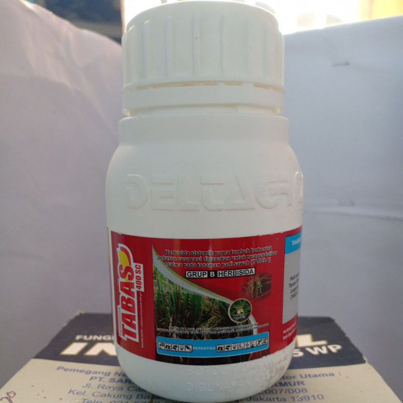 Jual Herbisida Tabas 400 Sc 100 Ml Pembasmi Gulma Pada Padi Kemasan