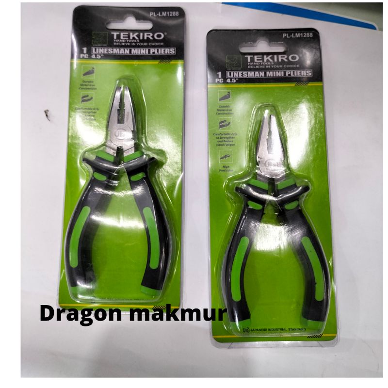 Jual tang kombinasi tekiro 4,5 inchi / tang kombinasi tekiro/tang ...