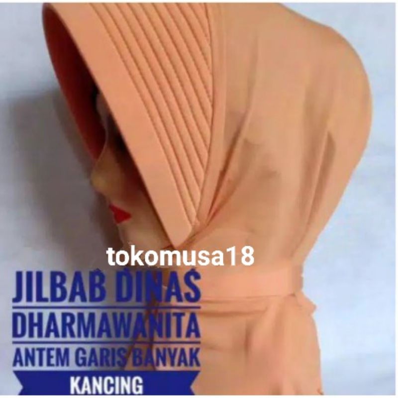 Jual Jilbab Dinas Perawat Satpol Pp Bayangkari Darmawati Shopee