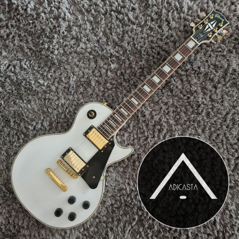 Jual Gibson Les Paul Alpine White Custom | Shopee Indonesia
