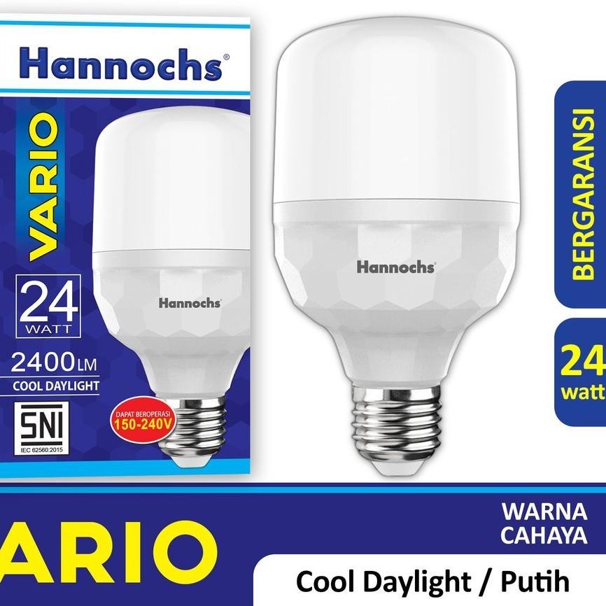 Jual Lampu LED HANNOCHS 24 Watt Putih Cooldaylight | Shopee Indonesia