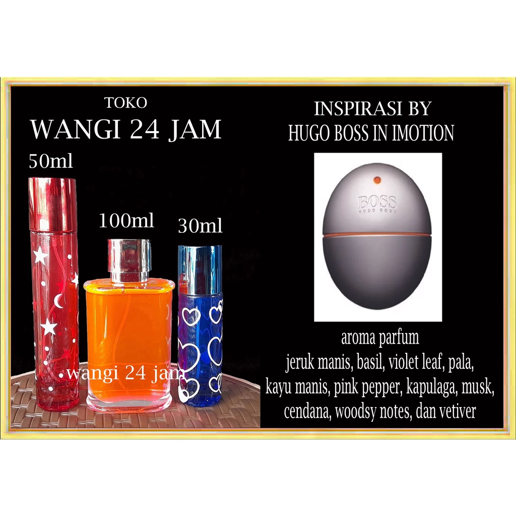 Jual HUGO BOSS IN EMOTION PARFUM WANGI 24 JAM | Shopee Indonesia