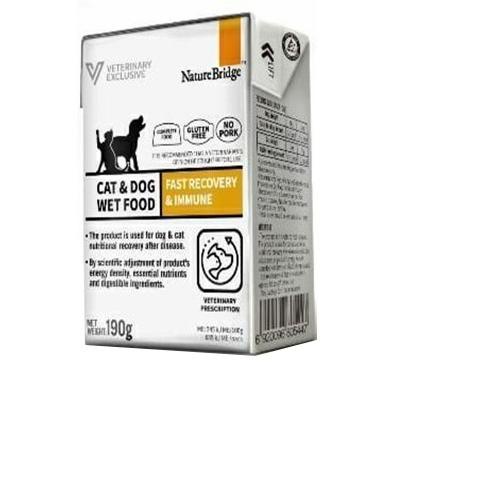 Jual naturebridge 190 gr cat dog fast recovery and immune (wet ...
