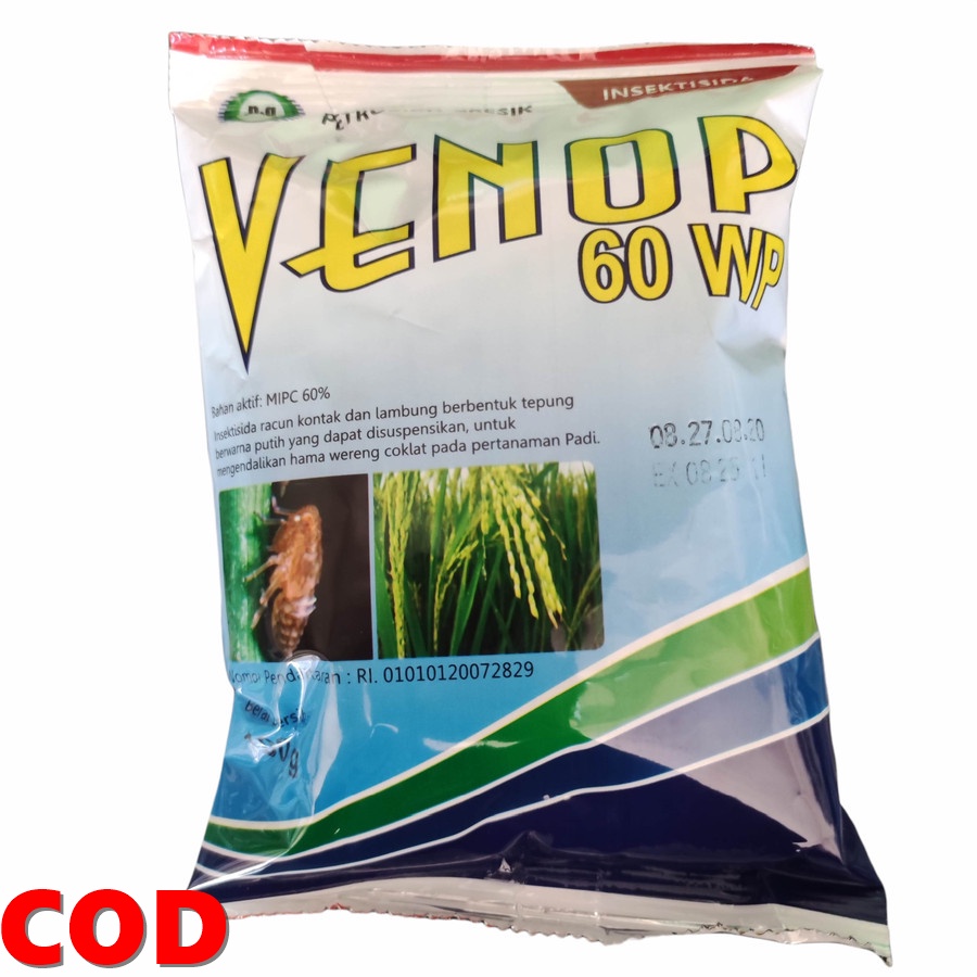 Jual Cod Obat Pertanian Insektisida Venop Wp Pembasmi Hama Wereng Gr Shopee Indonesia