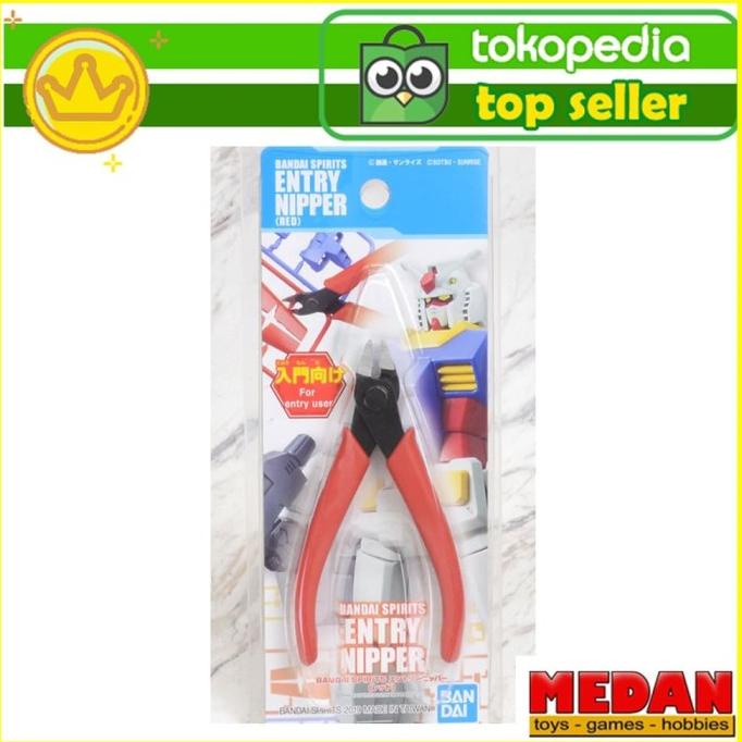 Jual Kualitas terbaik] Bandai Entry Nipper Red Tang Gundam Gunpla ORI