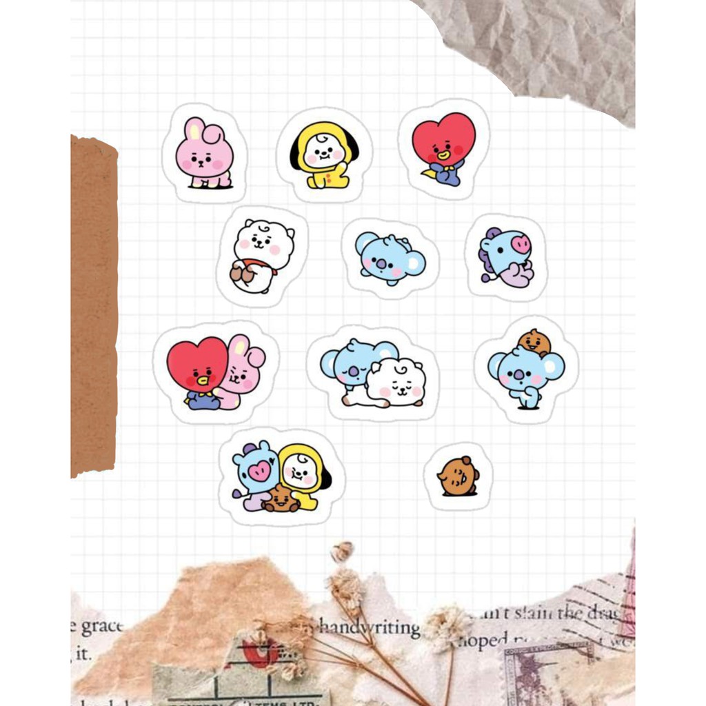 Jual STIKER LUCU TUMBLR AESTHETIC KARAKTER (HP, jurnal, buku) | Shopee ...
