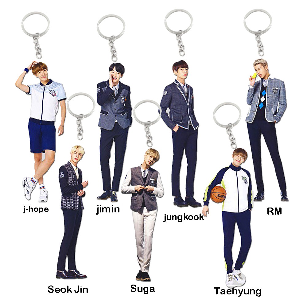 Jual Gantungan Kunci Akrilik Kpop Bts Member Shopee Indonesia