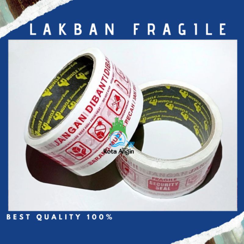 Jual Lakban Fragile Putih 2
