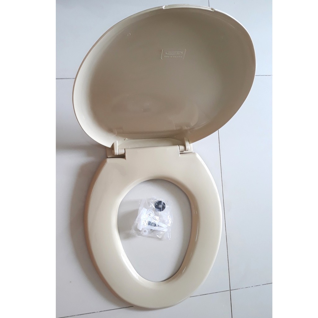 Jual Toilet Cover. Tutup Closet. Dudukan Closet. Dudukan Toilet Warna Coklat Muda Shopee Indonesia