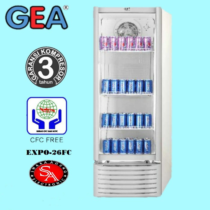Jual Showcase 3 Rak GEA Type: EXPO-26FC (Khusus Daerah Medan) | Shopee ...