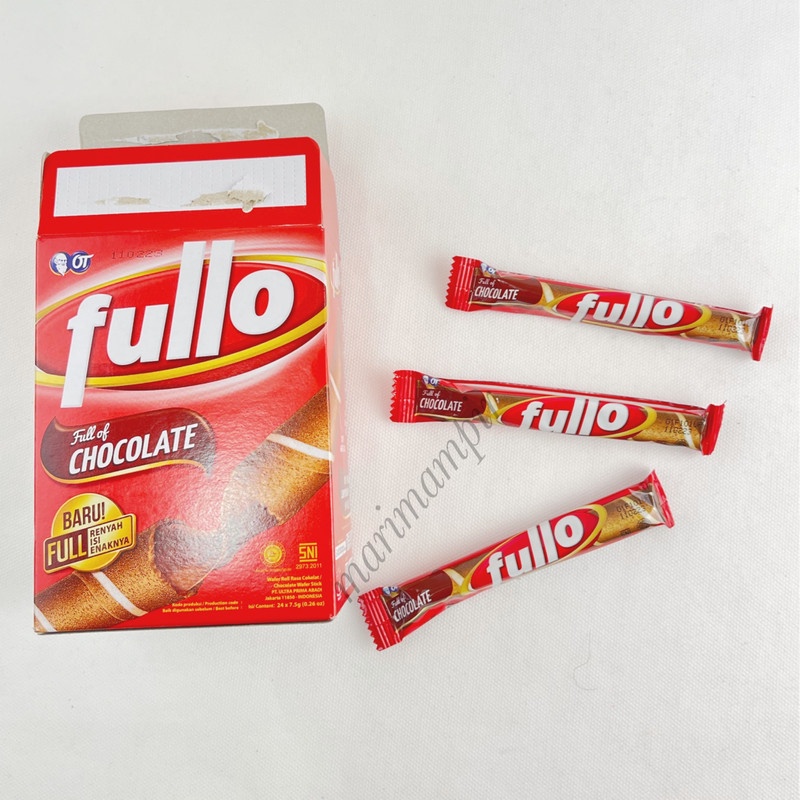 Jual WAFER STICK FULLO FULL OF CHOCOLATE 7.5 G ( 24 PCS ) | Shopee ...