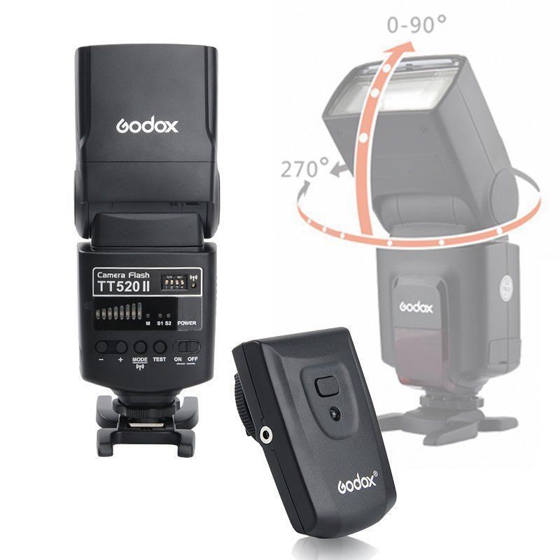 Flash Godox TT520III Pour Appareil Photo – Sans Fil 433MHz, 8 Niveaux De Puissance – Compatible Canon, Sony, Nikon, Etc. - 11