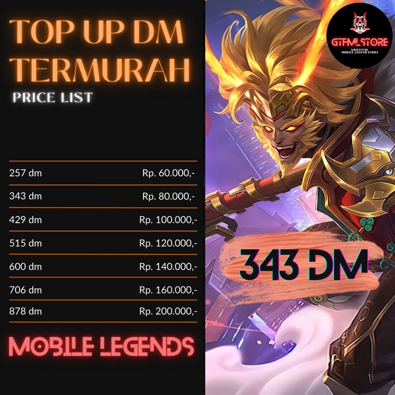 Jual Top Up Diamond Mobile Legends Murah Shopee Indonesia