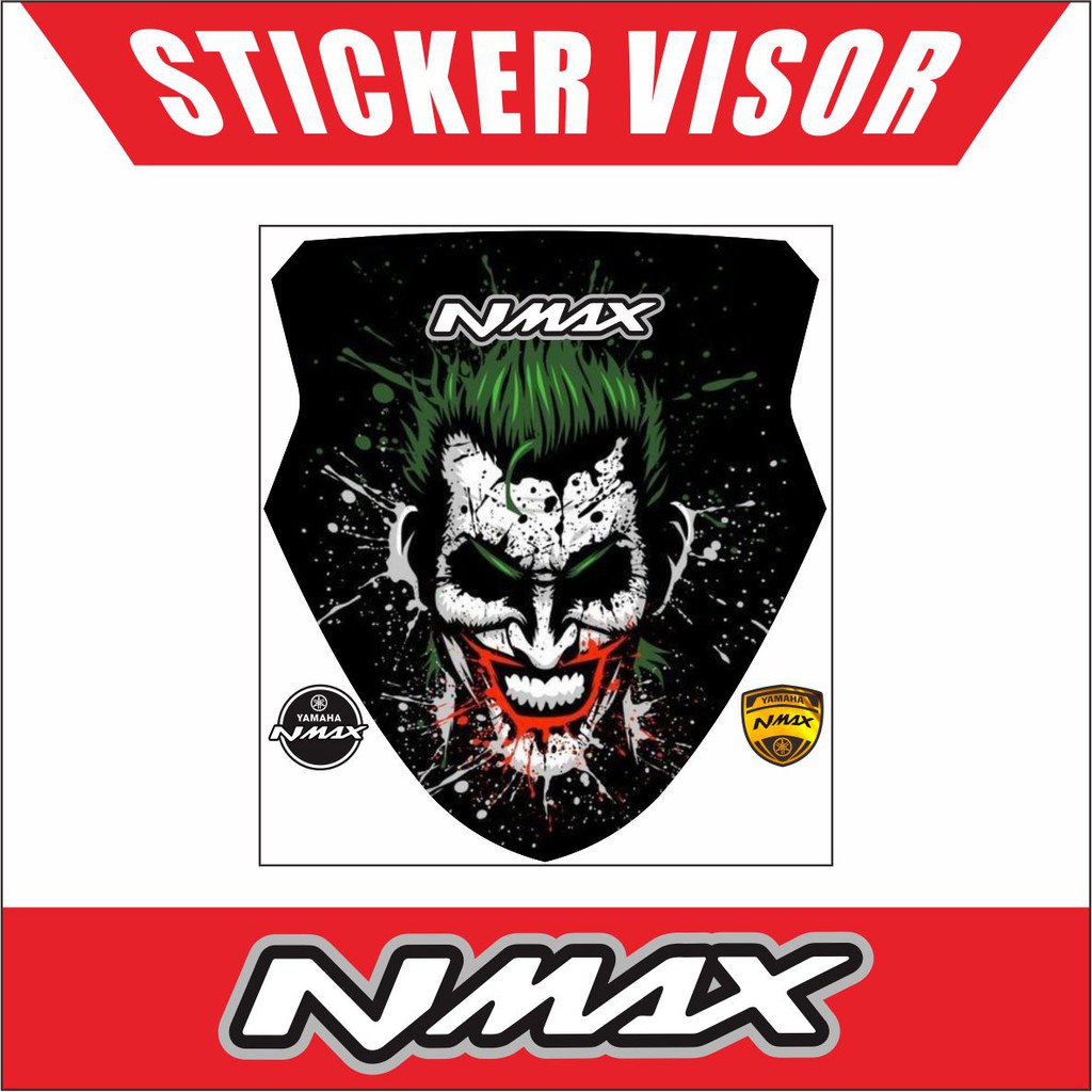 Jual STICKER VISOR N MAX OLD VARIASI MOTOR 13 -INDIGO01 STICKER ...