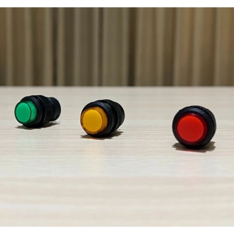 Jual Saklar ON - OFF Premium 16mm, 3A 250V + LED | Shopee Indonesia