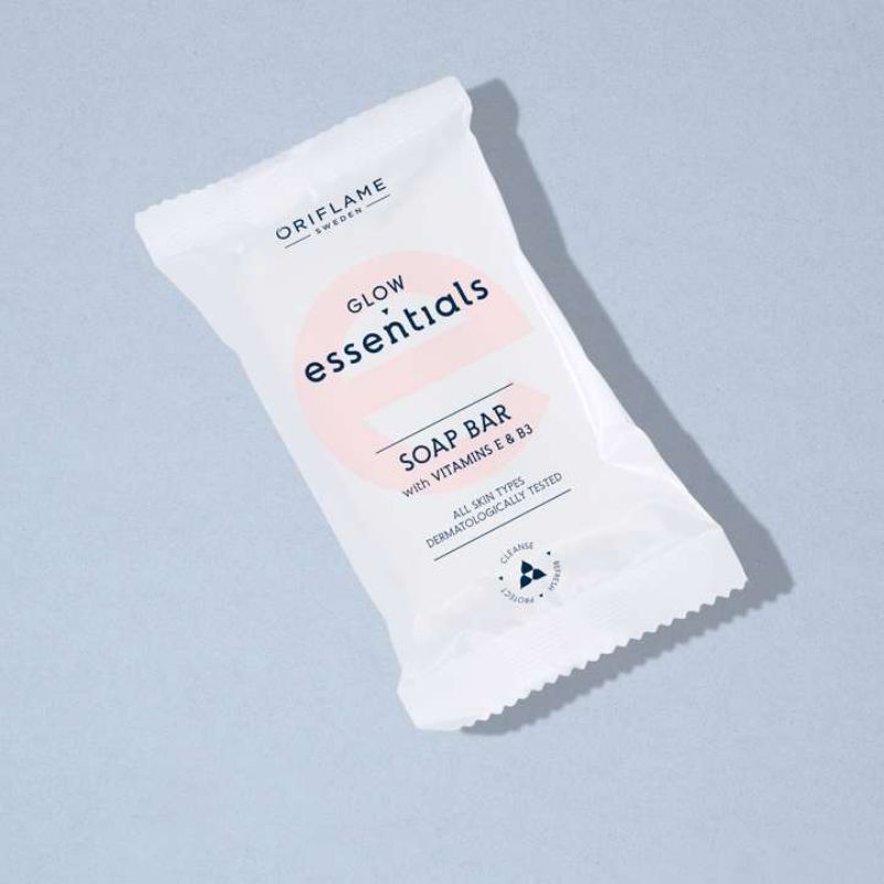 Jual Glow Essentials Soap Bar dengan Vitamin E & B3 (Niacinamide