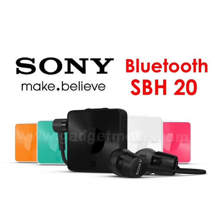 Jual JUAL Headset Bluetooth SONY SBH-20 Stereo | OEM MURAH | Shopee ...