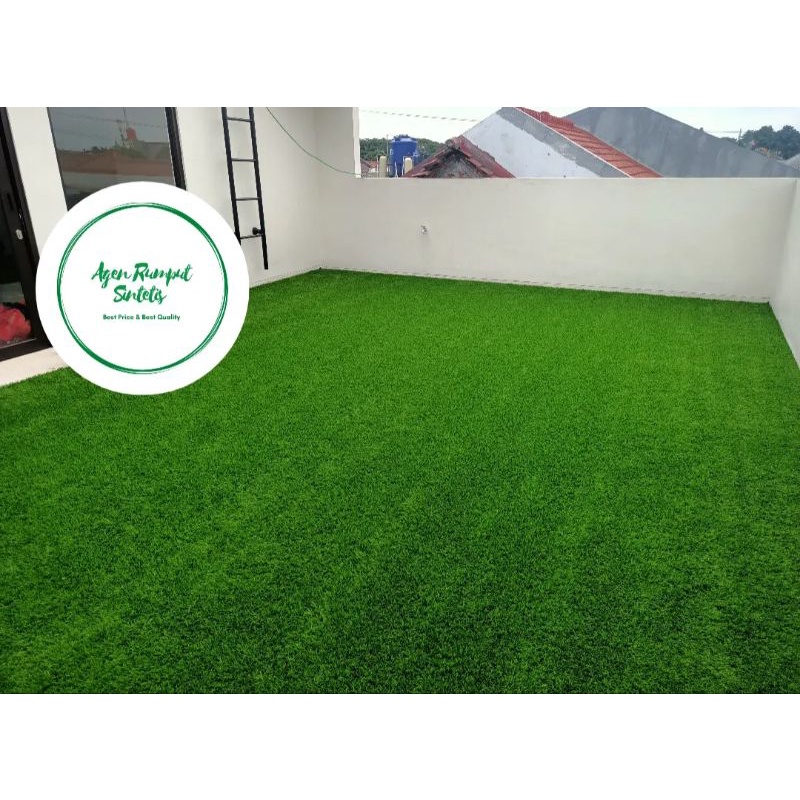 Jual KARPET RUMPUT SINTETIS 1 ROLL UKURAN 2X6 METER TIPE SWISS TEBAL 2 ...
