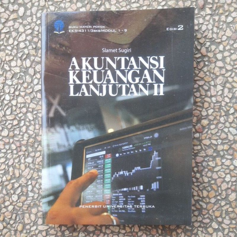 Jual Buku Akuntansi Keuangan Lanjutan II Edisi 2. Slamet Sugiri ...