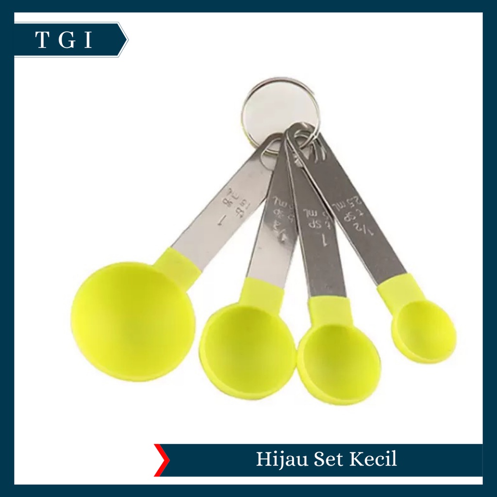 Jual Tgi Set Sendok Takar Ukur Bumbu Dapur Cup Measuring Spoon Sendok Takar Bumbu Obat Set 1384