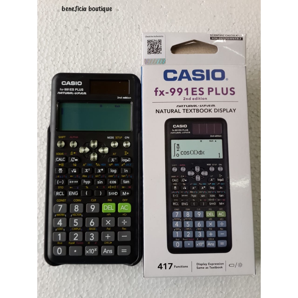 Jual KALKULATOR CASIO FX 991 ES PLUS 2nd EDITION | Shopee Indonesia