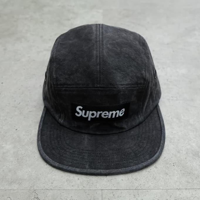 Supreme 1st Canvas Camp Cap ブラック - メンズ