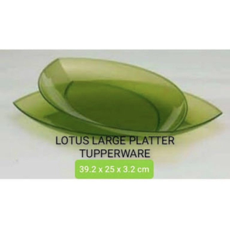 Jual large lotus tupperware(1pc) Shopee Indonesia