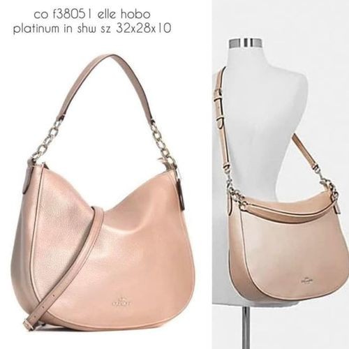 Jual COACH Elle Hobo Platinum Shopee Indonesia