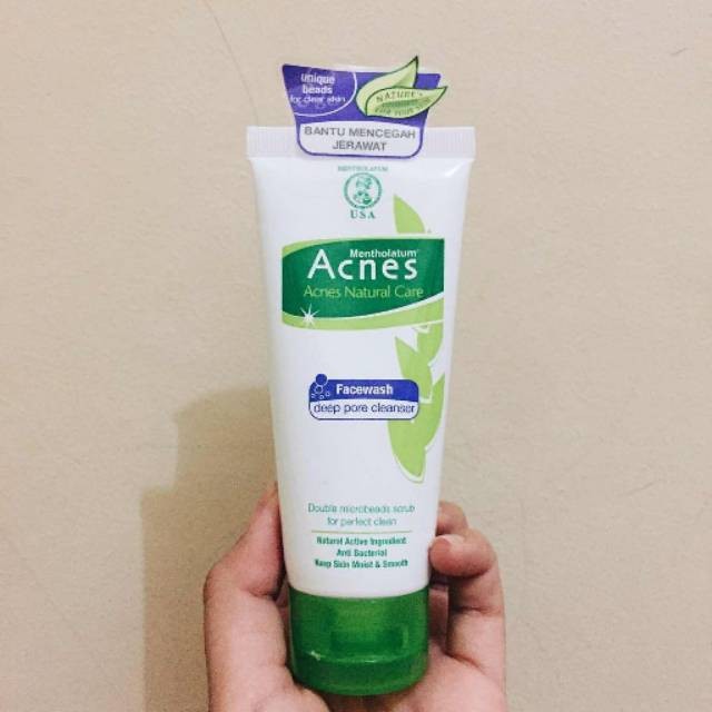 Jual ACNES Deep cleansing face wash (UNGU) Shopee Indonesia