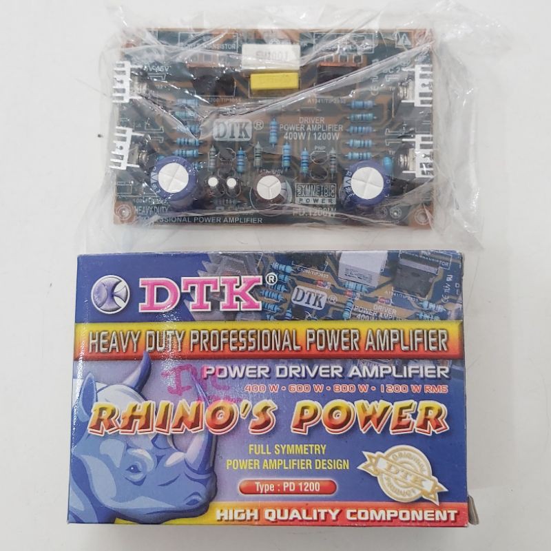 Jual DTK Kit Driver RHINO'S POWER PD1200 Power Amplifier Mono Rhinos