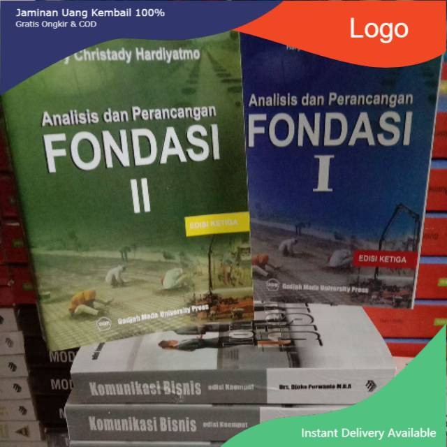 Jual ANALISIS DAN PERANCANGAN FONDASI 1&2 EDISI KETIGA HARY CHRISTADY ...