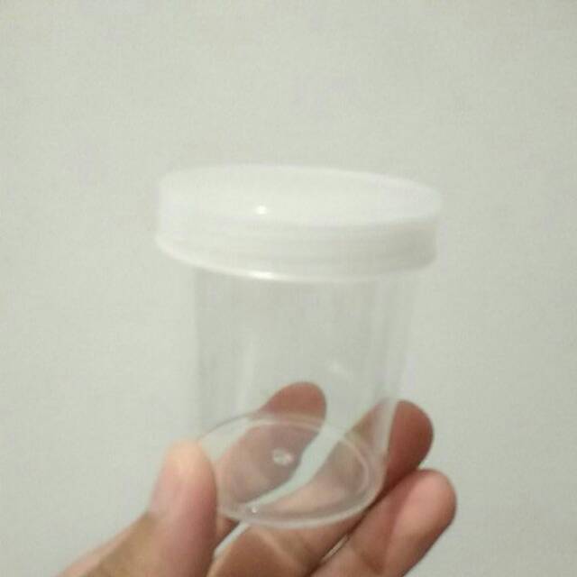 Jual Botol tabung 100 cc mili | toples cream plastik | botol urin 100 ...