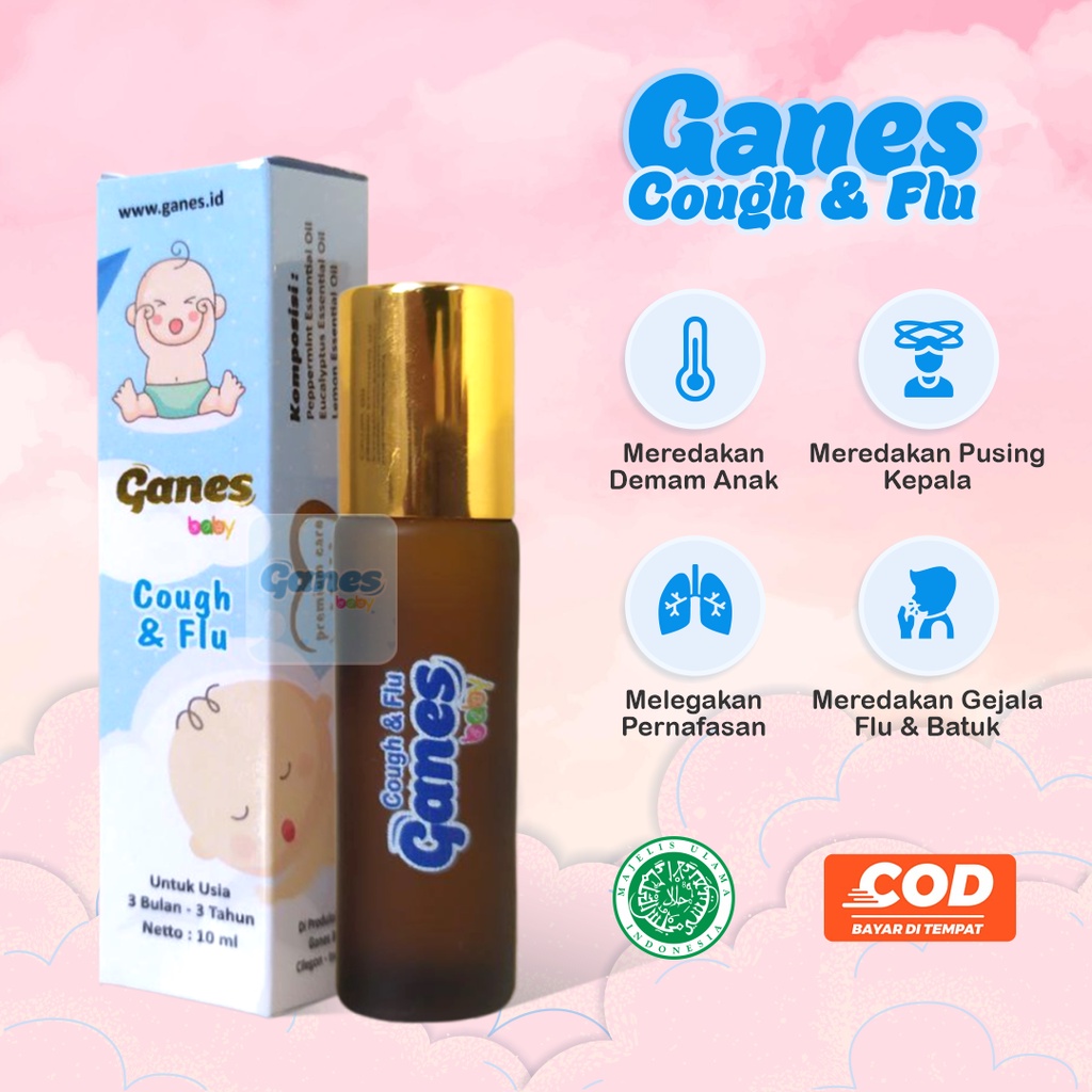 Jual Minyak Essential Oil Obat Batuk Pilek Ganes Baby Cough And Flu