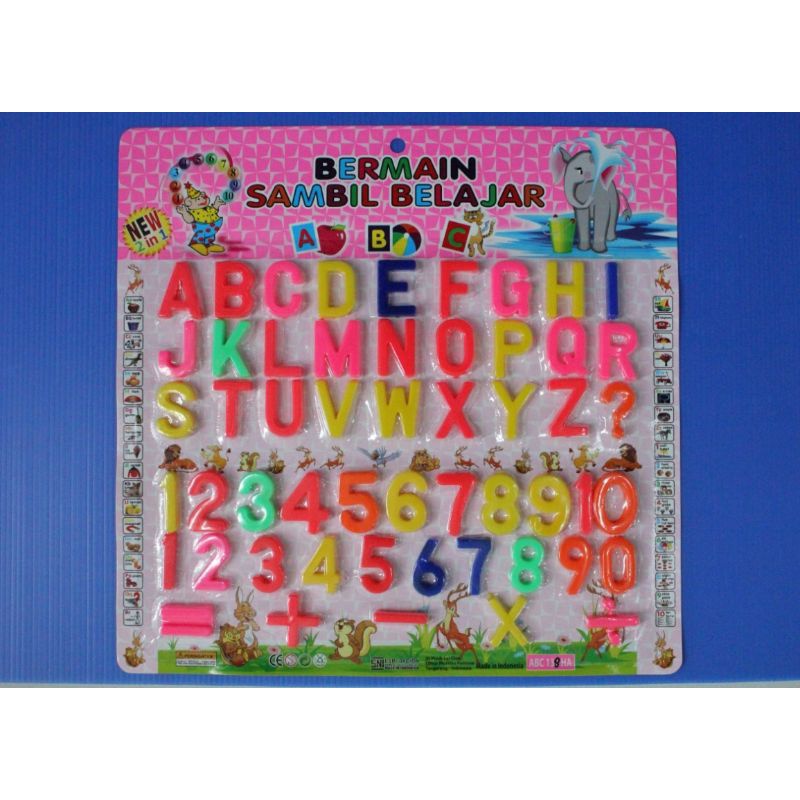 Jual Mainan Angka Number Mainan Angka Abjad Huruf ABC Edukasi Edukatif ...