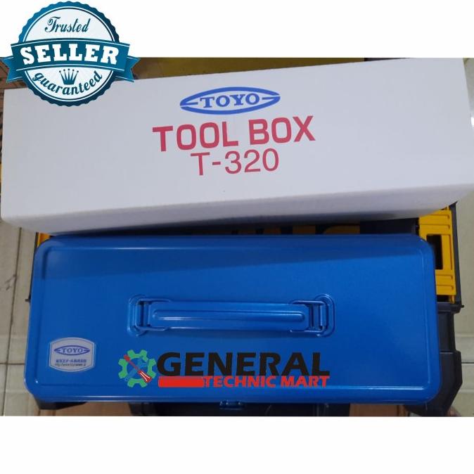 Jual Toolbox TOYO T320 made in Japan tool box besi 32x12,5x8,5cm