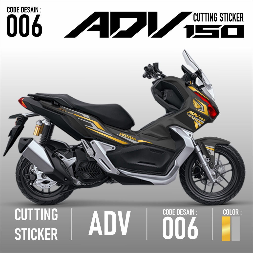 Jual Sticker Striping Lis Cutting Honda ADV 150 - Aksesoris Motor ...