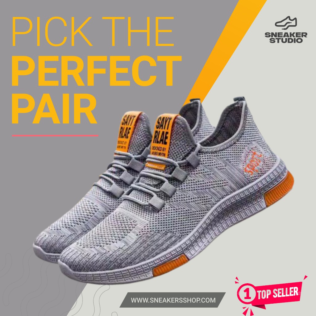 Jual sepatu sneaker murah Sneaker Fearless Run RR01 Running Shoes BG
