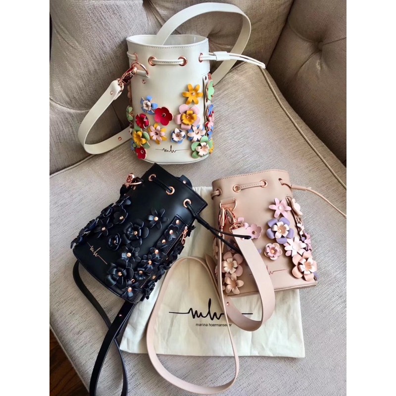 Marina Hoermanseder Kasper Flowers bag - ショルダーバッグ