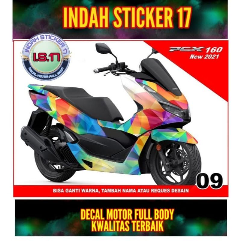 Jual Sticker Striping Decal Honda PCX full body sticker Honda PCX decal